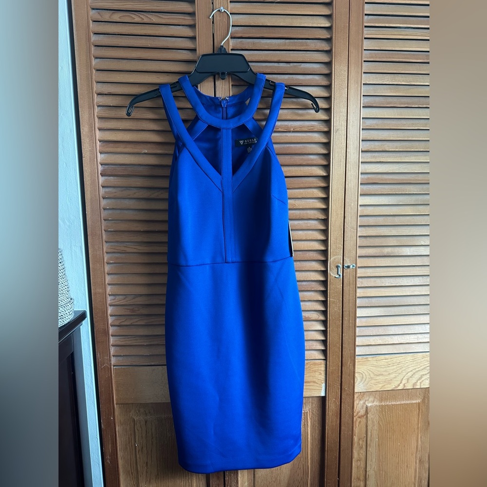 Guess Royal Blue Mini Dress